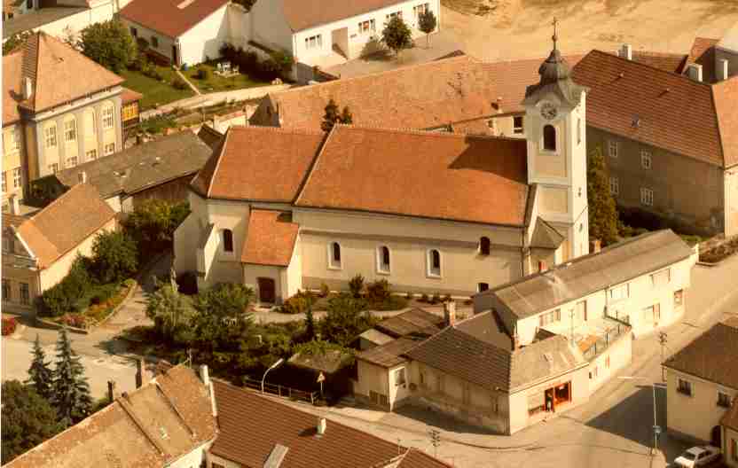 Kirche zum Hl. Ägidius, Luftaufnahme